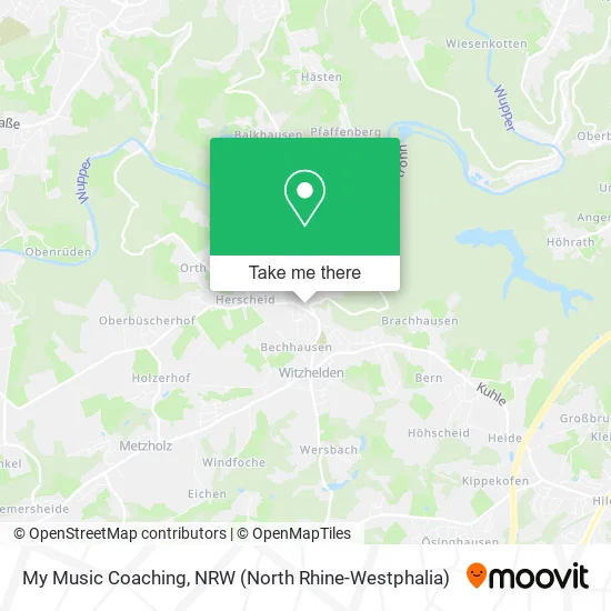 My Music Coaching map