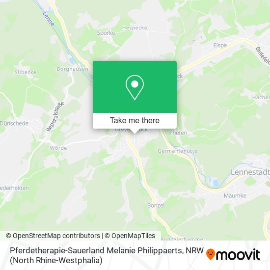 Карта Pferdetherapie-Sauerland Melanie Philippaerts