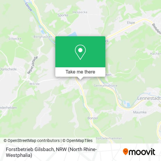 Forstbetrieb Gilsbach map
