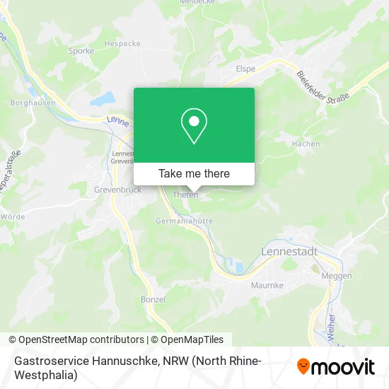 Карта Gastroservice Hannuschke