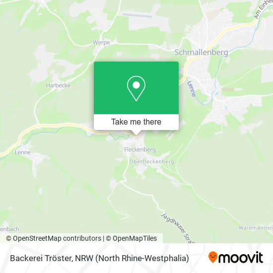 Карта Backerei Tröster