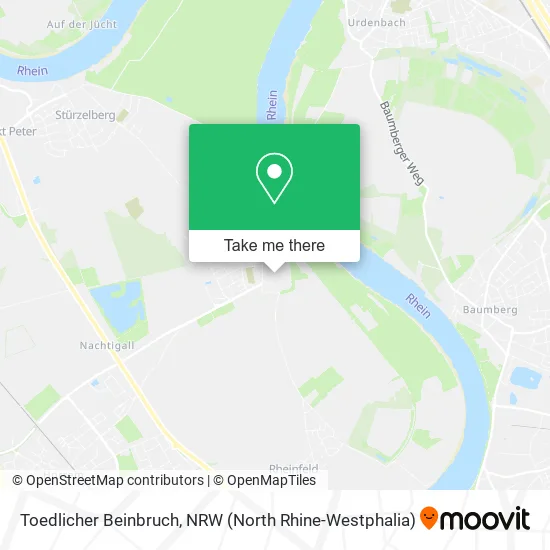 Карта Toedlicher Beinbruch