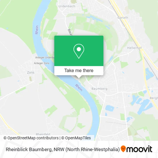 Карта Rheinblick Baumberg