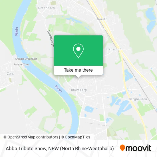 Карта Abba Tribute Show