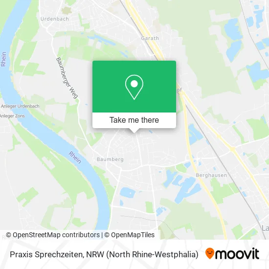 Praxis Sprechzeiten map