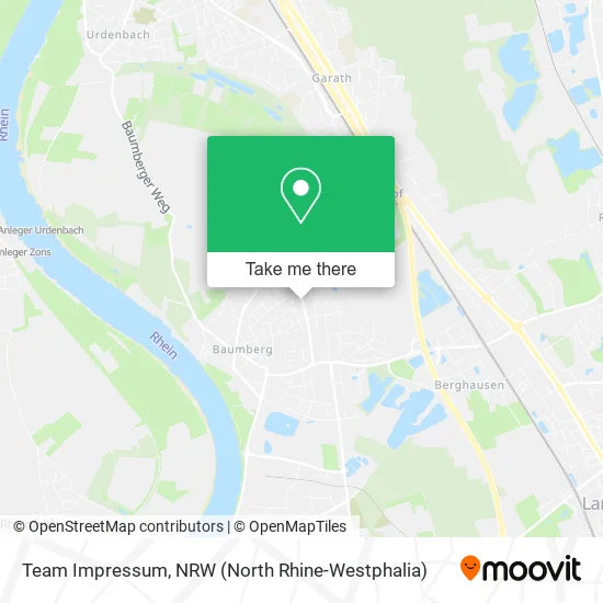 Карта Team Impressum