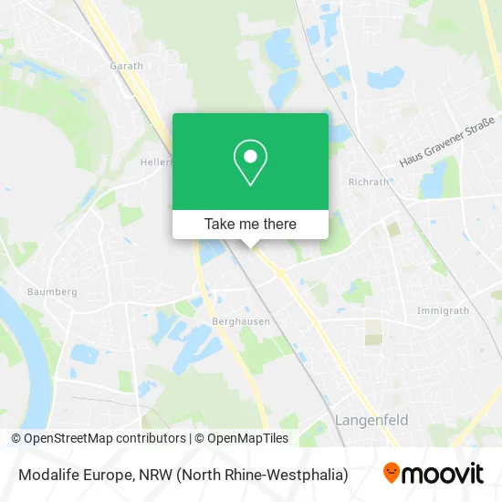 Карта Modalife Europe
