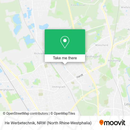 He Werbetechnik map