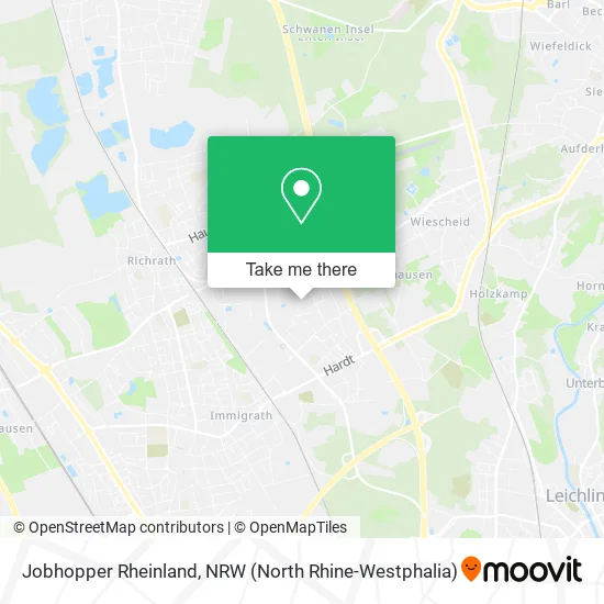 Карта Jobhopper Rheinland