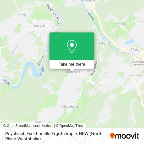 Карта Psychisch Funktionelle Ergotherapie