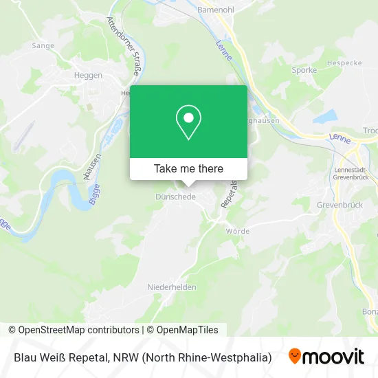 Blau Weiß Repetal map