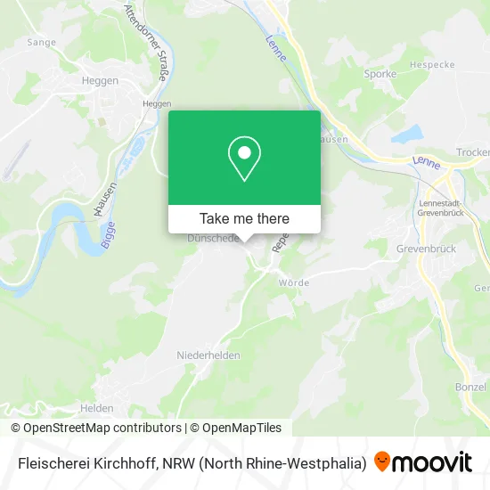 Карта Fleischerei Kirchhoff