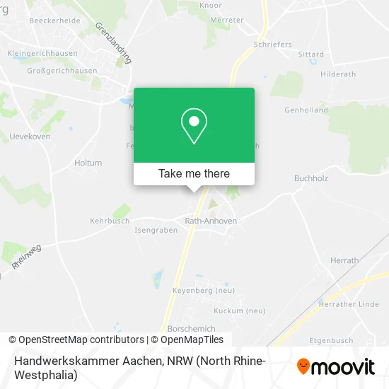 Карта Handwerkskammer Aachen