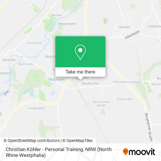 Christian Köhler - Personal Training map