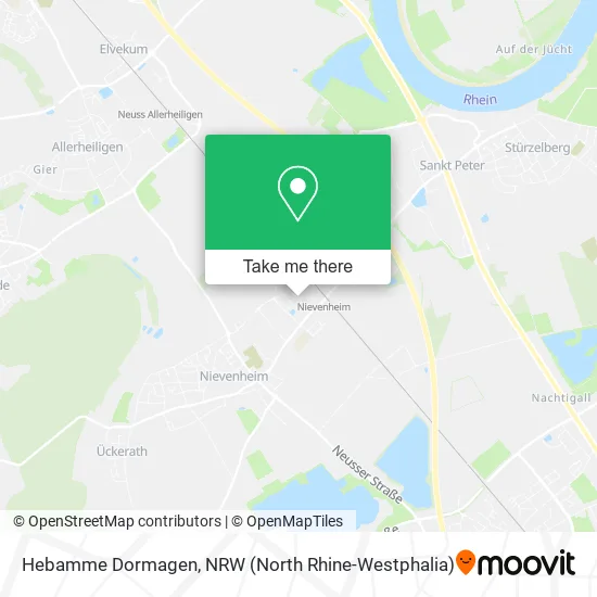 Карта Hebamme Dormagen