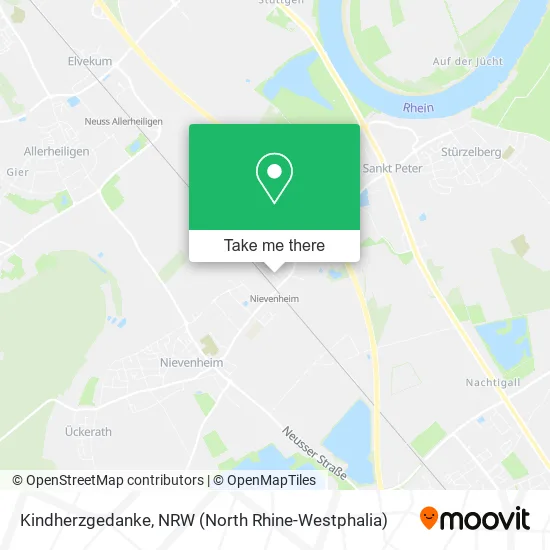 Карта Kindherzgedanke