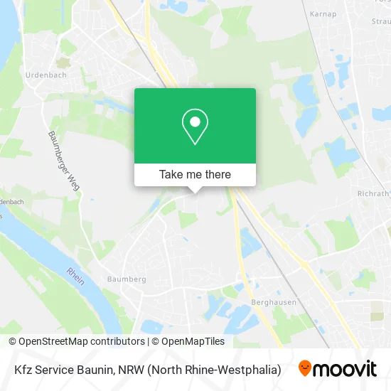 Карта Kfz Service Baunin