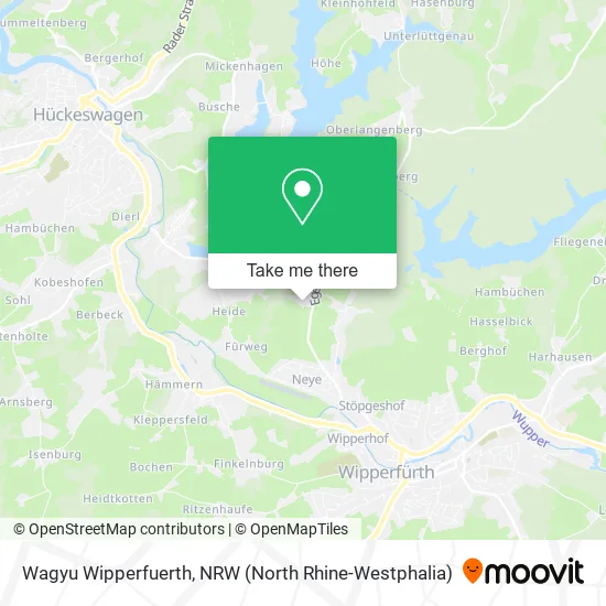 Wagyu Wipperfuerth map