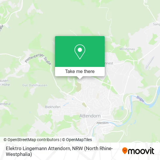 Карта Elektro Lingemann Attendorn