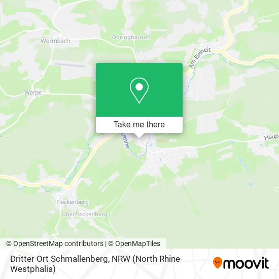 Карта Dritter Ort Schmallenberg