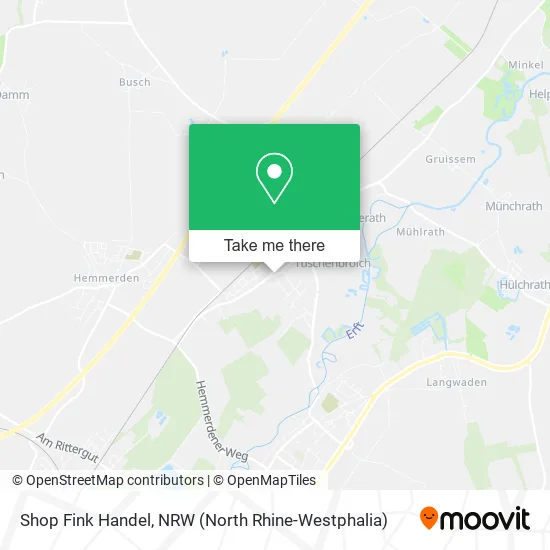 Shop Fink Handel map