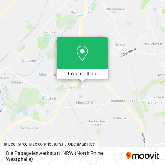 Карта Die Papageienwerkstatt