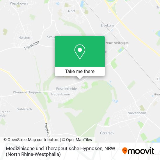 Medizinische und Therapeutische Hypnosen map