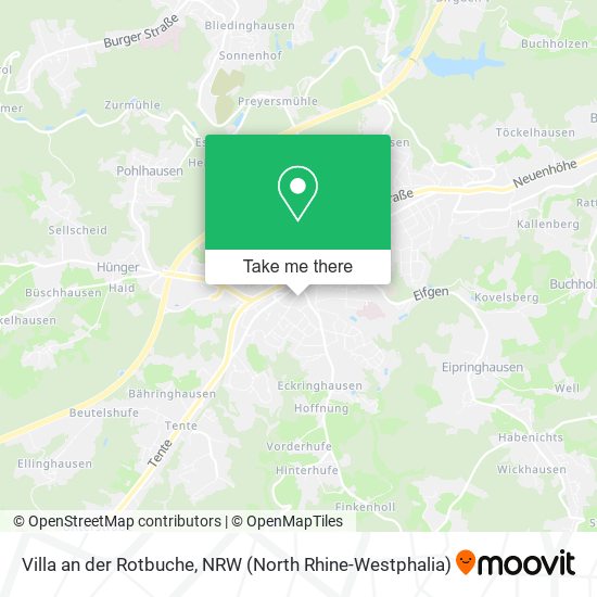 Villa an der Rotbuche map