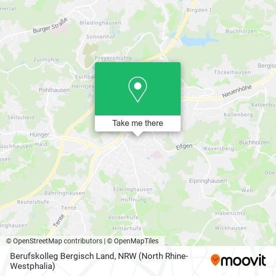 Berufskolleg Bergisch Land map