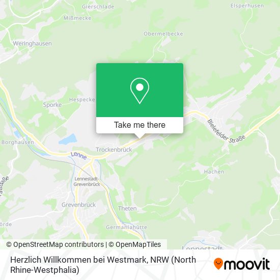 Herzlich Willkommen bei Westmark map