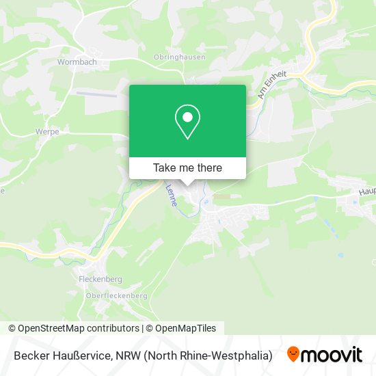 Becker Haußervice map