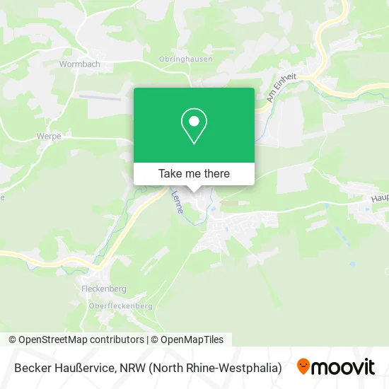 Карта Becker Haußervice