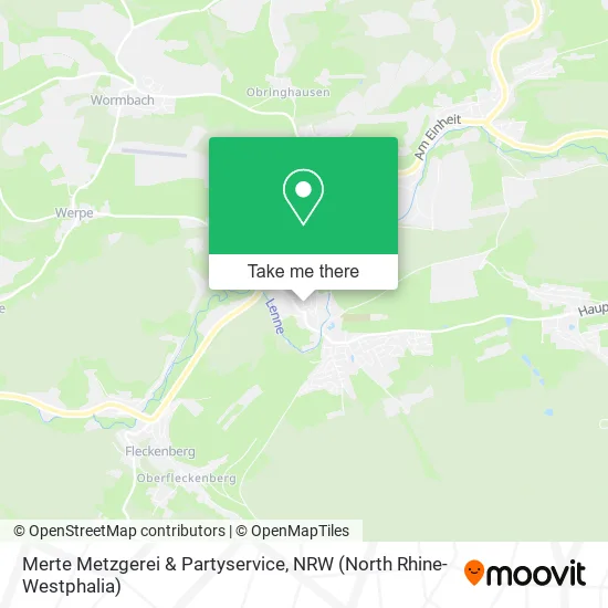 Карта Merte Metzgerei & Partyservice