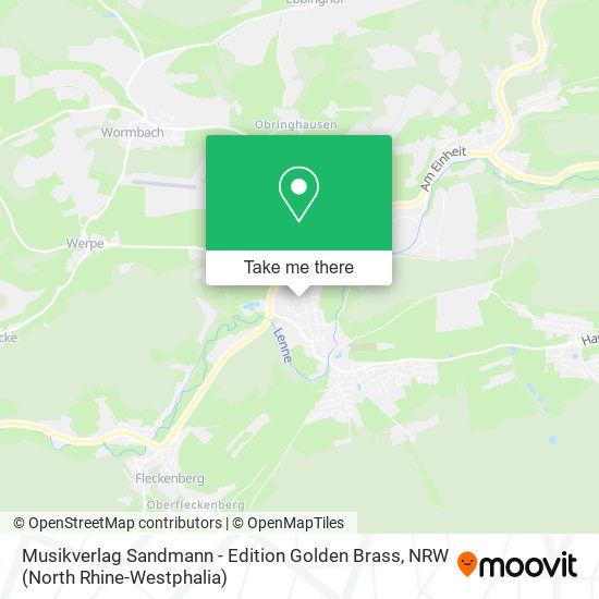 Musikverlag Sandmann - Edition Golden Brass map