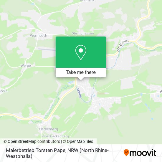 Malerbetrieb Torsten Pape map