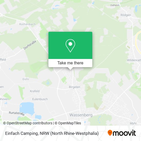 Карта Einfach Camping
