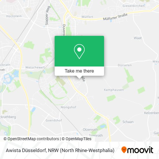 Awista Düsseldorf map