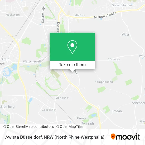 Карта Awista Düsseldorf