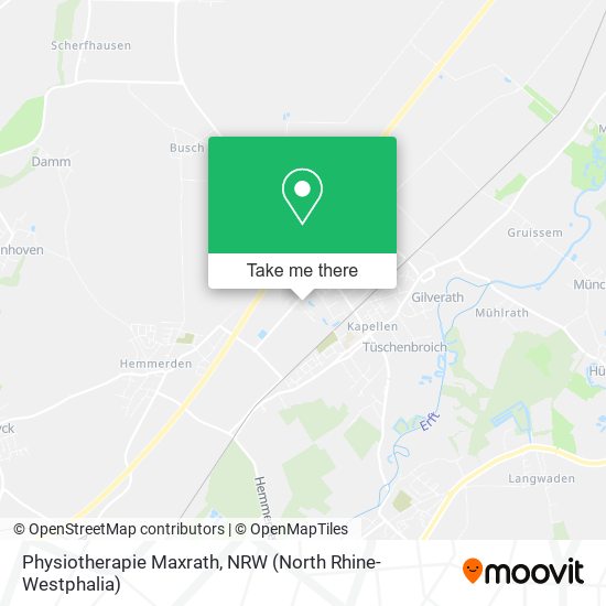 Physiotherapie Maxrath map