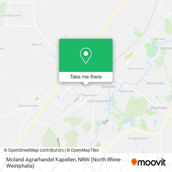 Moland Agrarhandel Kapellen map