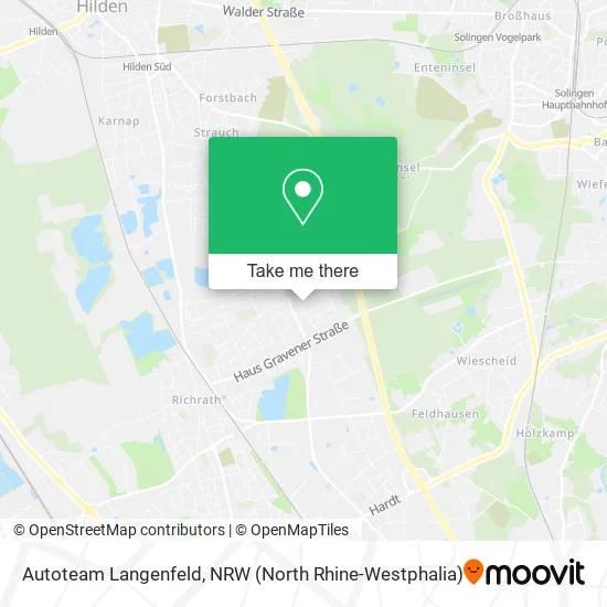 Карта Autoteam Langenfeld