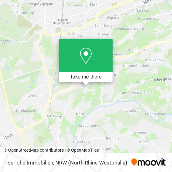 Карта Iserlohe Immobilien