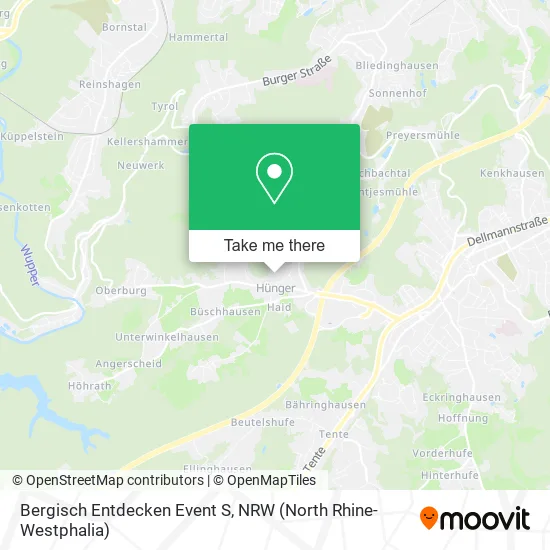 Карта Bergisch Entdecken Event S