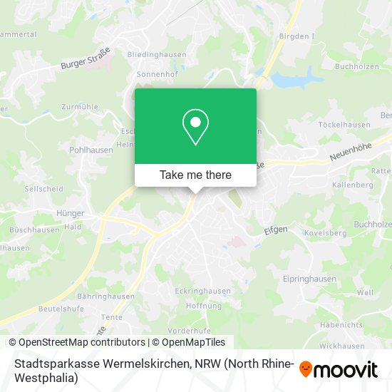 Stadtsparkasse Wermelskirchen map