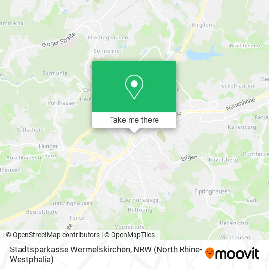 Stadtsparkasse Wermelskirchen map