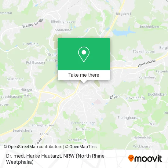 Карта Dr. med. Harke Hautarzt