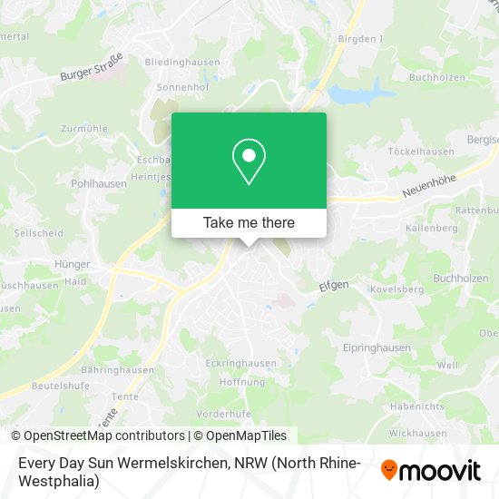 Every Day Sun Wermelskirchen map