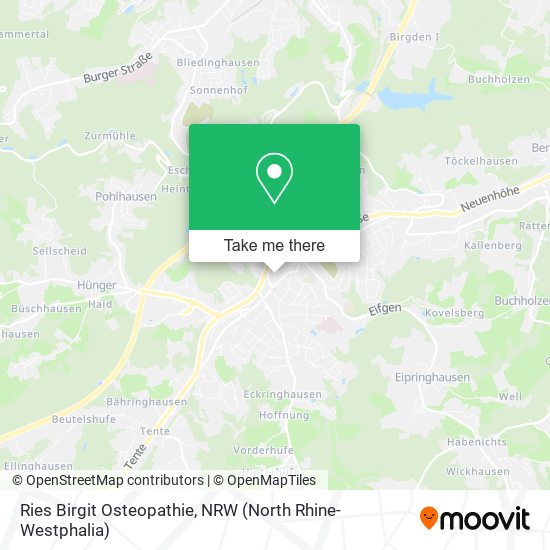 Ries Birgit Osteopathie map
