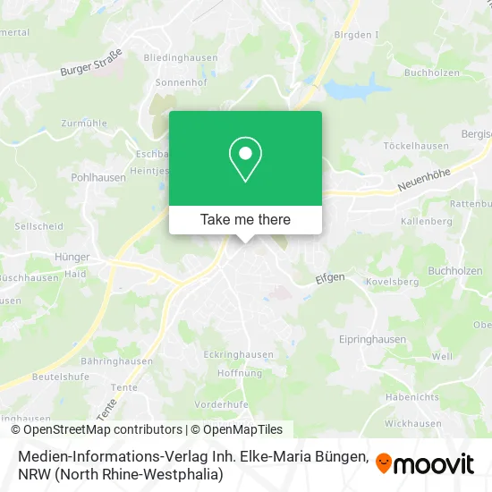 Карта Medien-Informations-Verlag Inh. Elke-Maria Büngen