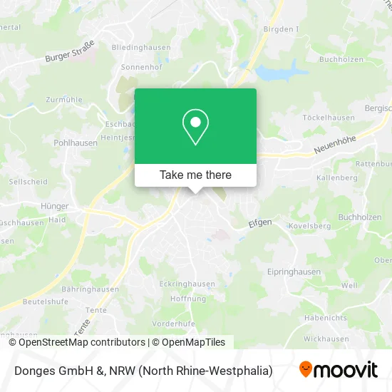 Donges GmbH & map